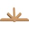 Ekena Millwork Kennewick Timber Gable Bracket, Western Red Cedar, 72"W x 48"H x 5 1/2"D x 5 1/2"F, 16/12 Pitch GBW072X48X0606KEN00SWR - alternate 4
